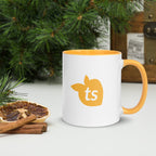 tsgabrielle • Mugg med gyllengul insida • Keramik • 325 ml