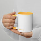 tsgabrielle • Mugg med gyllengul insida • Keramik • 325 ml