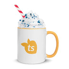 tsgabrielle • Mugg med gyllengul insida • Keramik • 325 ml