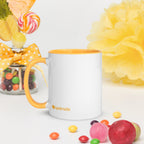 tsgabrielle • Mugg med gyllengul insida • Keramik • 325 ml