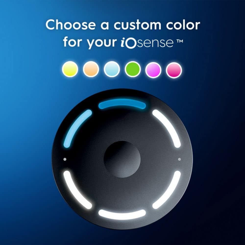 Oral-B • iO Series 10 • Rechargeable Electric Toothbrush with Visible Pressure Sensor to Protect Gums • 2 Min Timer • 2 Colors • 7 Cleaning Settings • 4 Replacement Toothbrush Heads • Charging Travel •