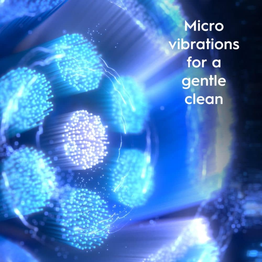 Oral-B • iO Series 10 • Rechargeable Electric Toothbrush with Visible Pressure Sensor to Protect Gums • 2 Min Timer • 2 Colors • 7 Cleaning Settings • 4 Replacement Toothbrush Heads • Charging Travel •