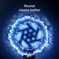 Oral-B • iO Series 10 • Rechargeable Electric Toothbrush with Visible Pressure Sensor to Protect Gums • 2 Min Timer • 2 Colors • 7 Cleaning Settings • 4 Replacement Toothbrush Heads • Charging Travel •