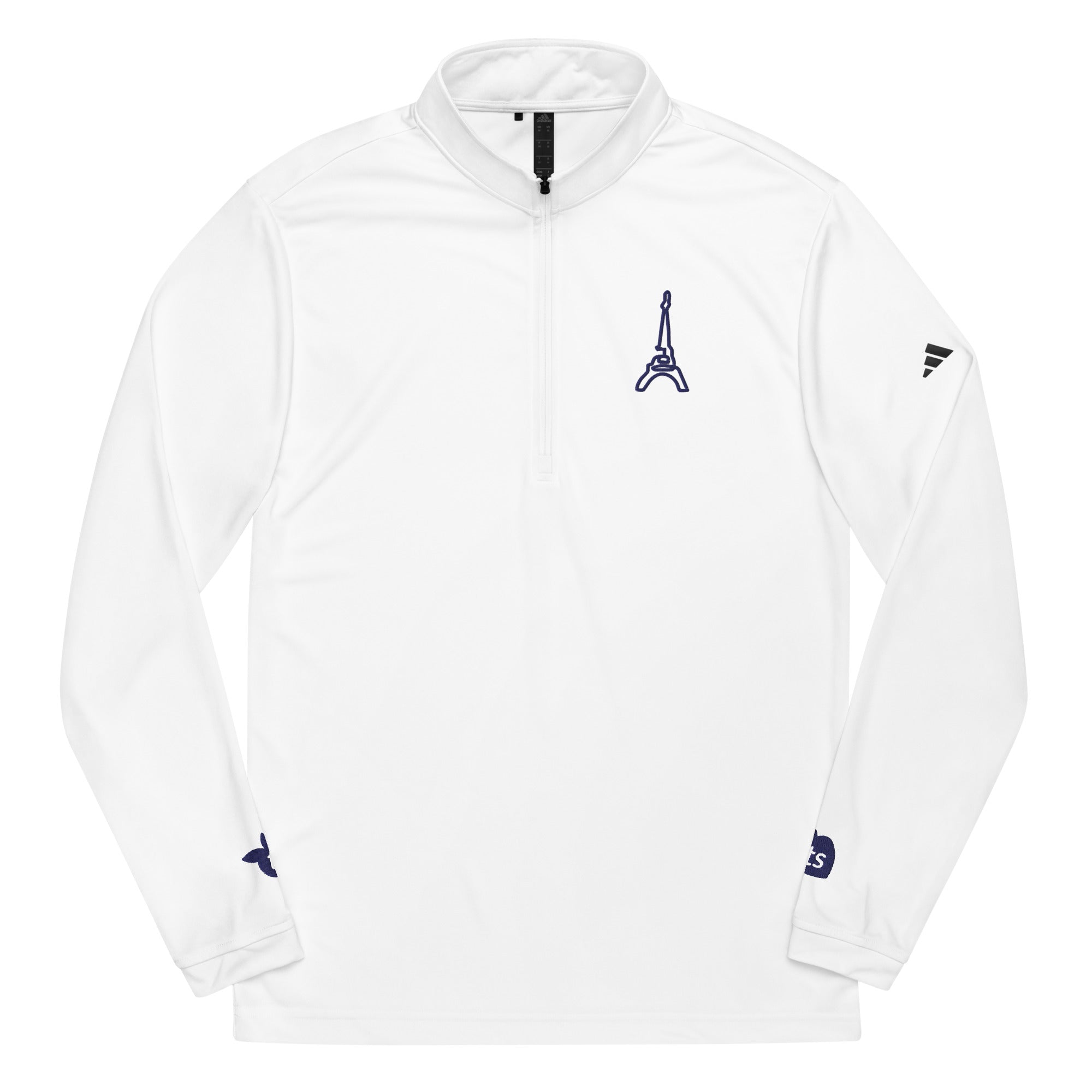 adidas® by tsgabrielle® • For Him 👔 • Paris - La Tour Eiffel • Quarter Zip Pullover • White • White Long