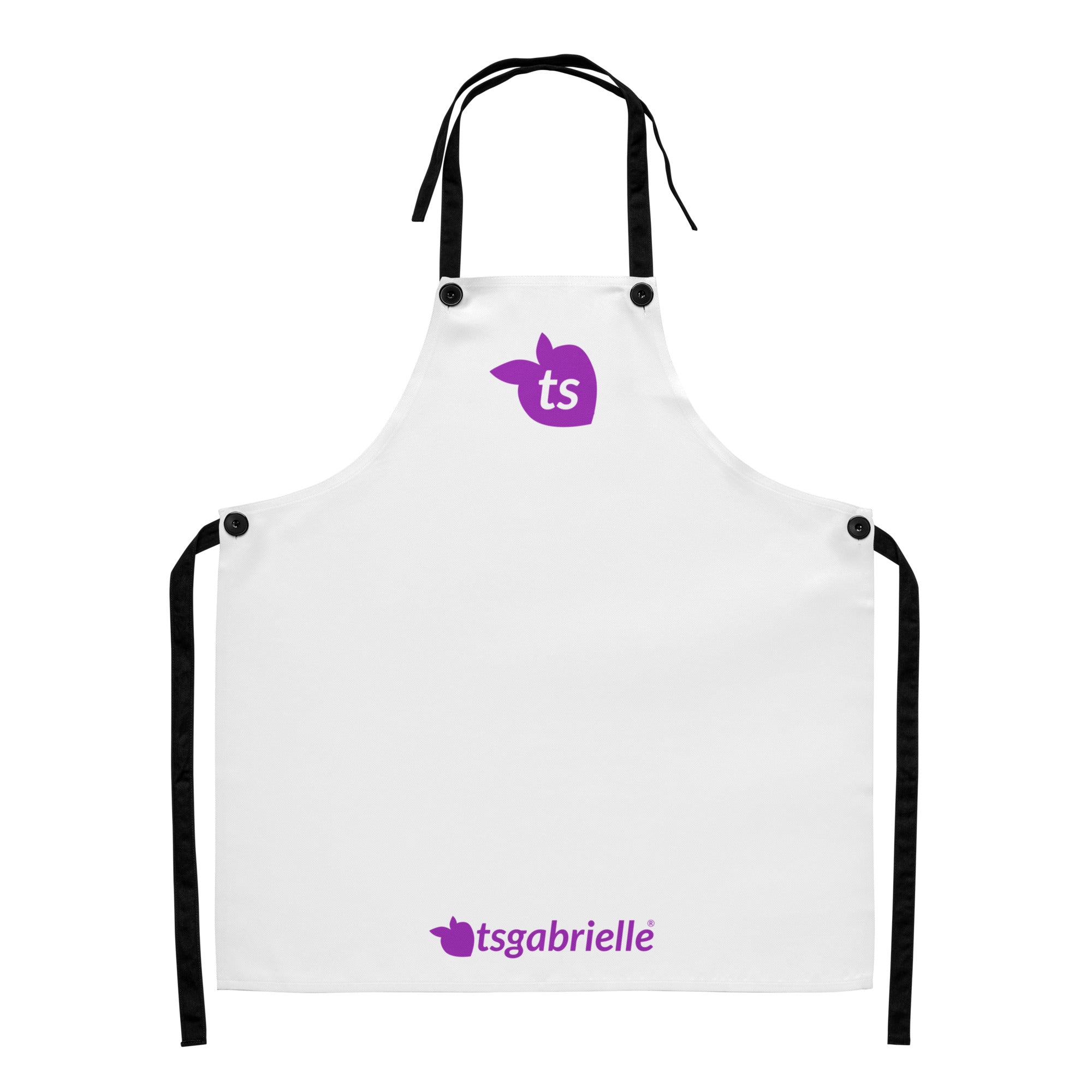 tsgabrielle® • Apron • White • 100% Polyester • White Polyester