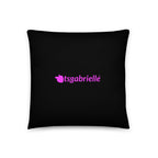 tsgabrielle® • Flamant Rose • Pillows • Black • 3 Sizes