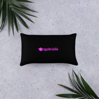 tsgabrielle® • Flamant 🦩 Rose • Pillows • Black • 3 Sizes •