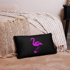 tsgabrielle® • Flamant Rose • Pillows • Black • 3 Sizes