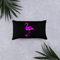 tsgabrielle® • Flamant 🦩 Rose • Pillows • Black • 3 Sizes •