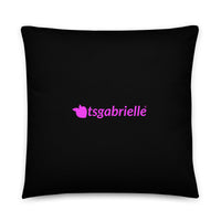 tsgabrielle® • Flamant 🦩 Rose • Pillows • Black • 3 Sizes •