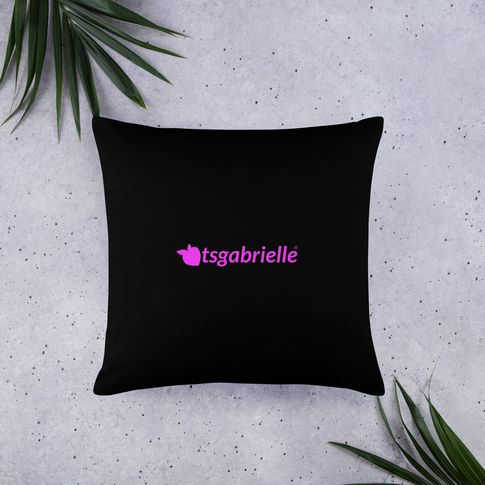 tsgabrielle® • Flamant Rose • Pillows • Black • 3 Sizes