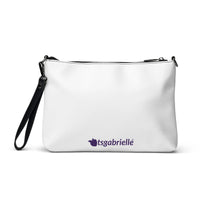 tsgabrielle® • Paris - Notre-Dame Cathedral • Crossbody Bag • White • 11″ × 8″ •