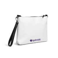 tsgabrielle® • Paris - Notre-Dame Cathedral • Crossbody Bag • White • 11″ × 8″ •