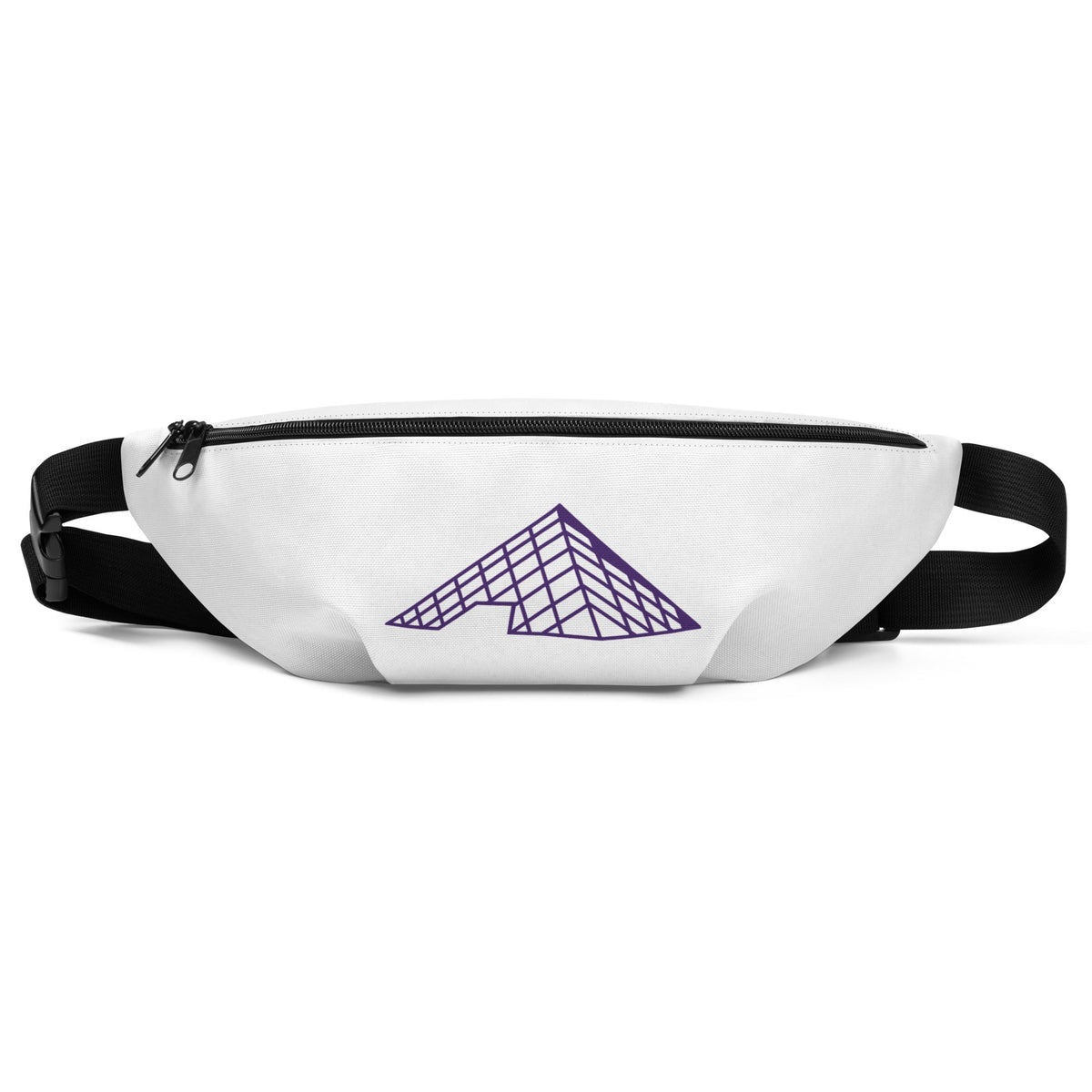 tsgabrielle® • Paris - The Louvre Pyramid • Fanny Pack • 2 Sizes • Zipper White