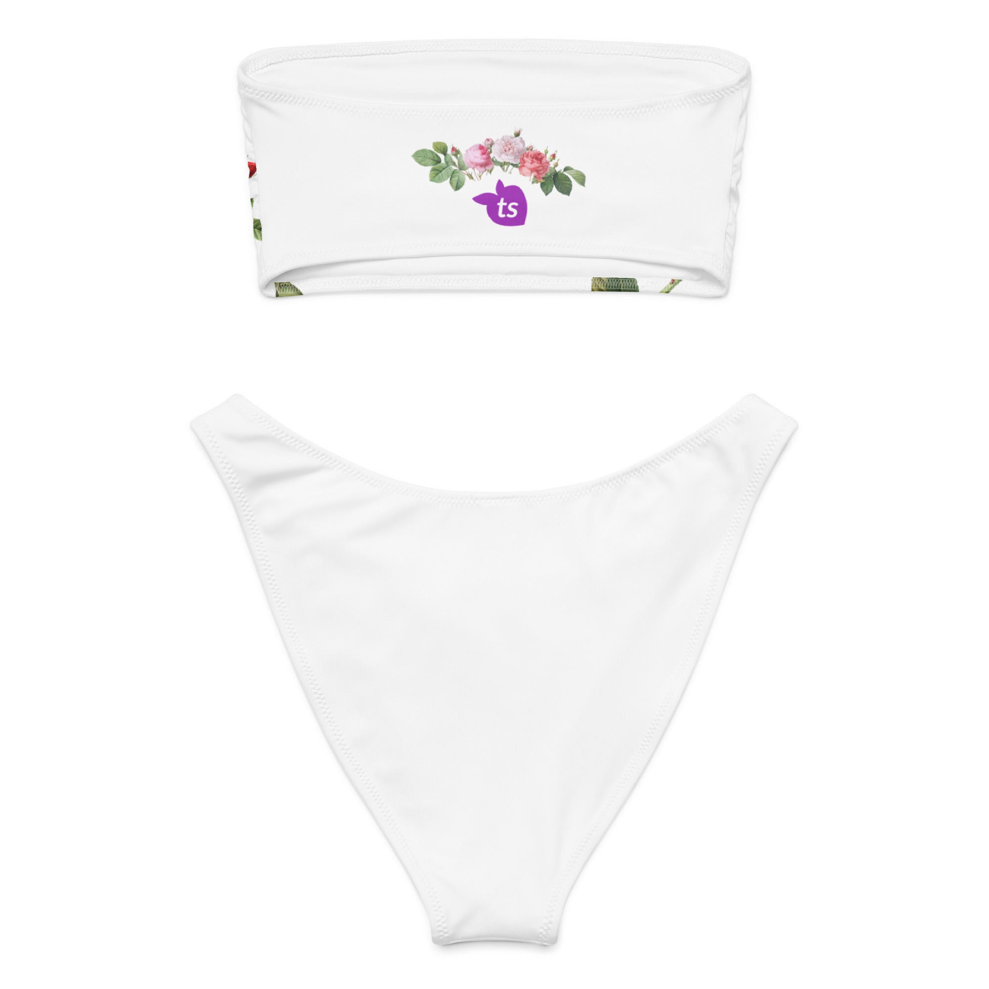 tsgabrielle® • For Her 👗 • TransFLOWer • Recycled Bandeau Bikini •