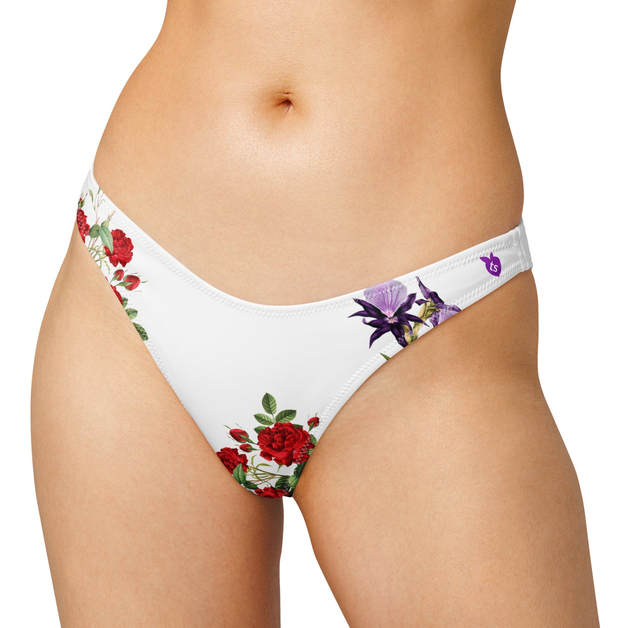 tsgabrielle® • For Her 👗 • TransFLOWer • V-Cut Bikini • Bottom • White •