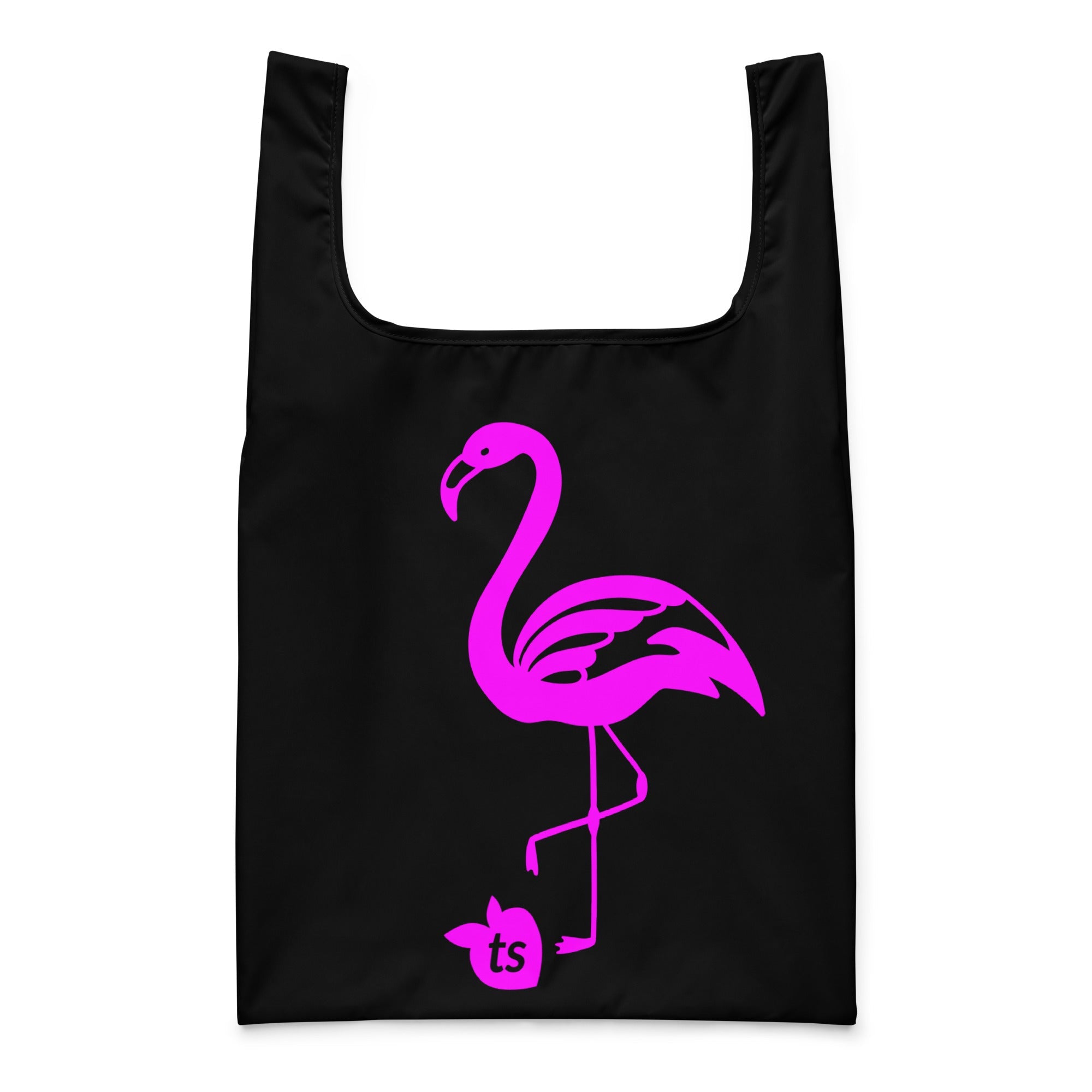 tsgabrielle® • Flamant 🦩 Rose • Shopping Bag • Black • Black One size Dual