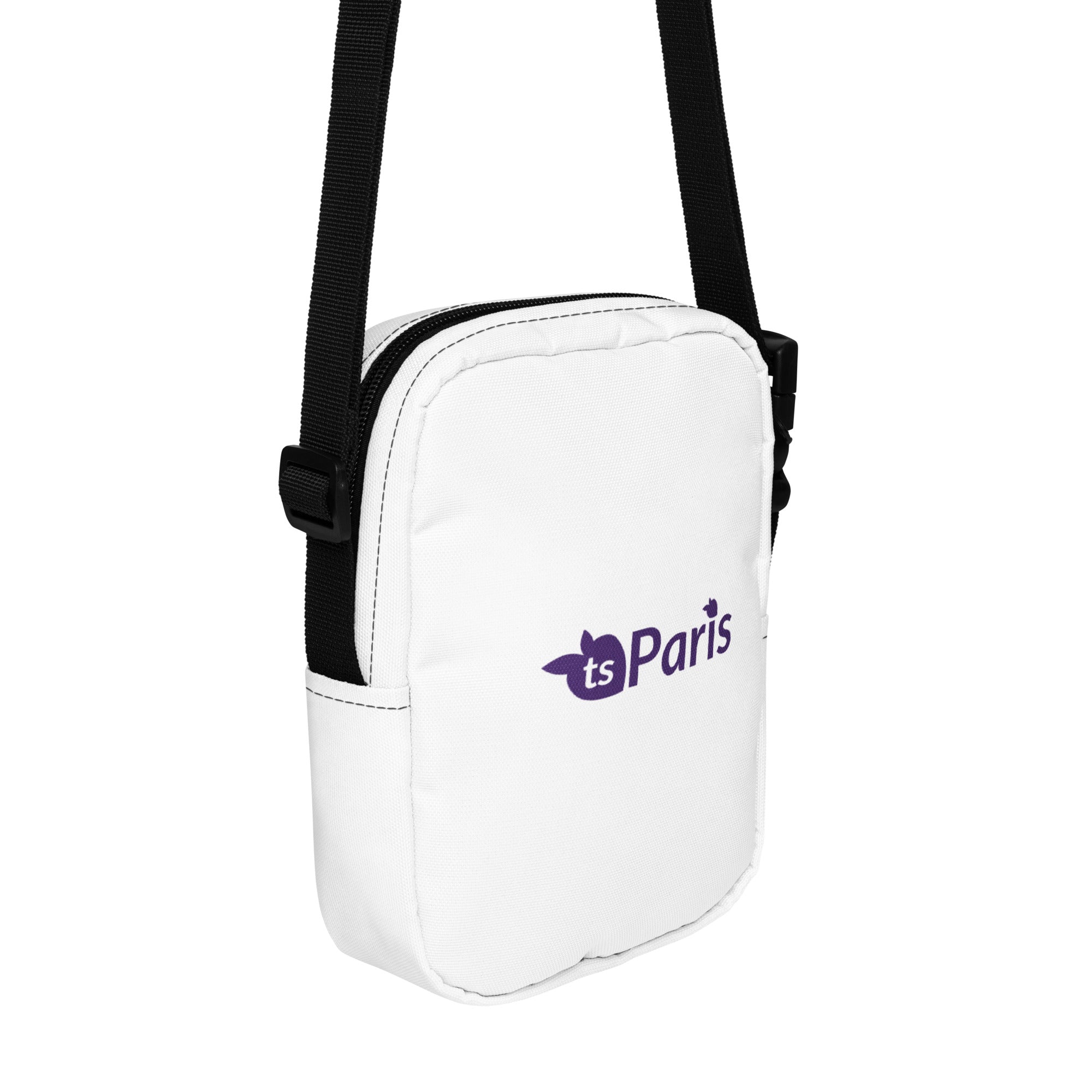 tsgabrielle® • Paris - La Tour Eiffel • Utility Crossbody Bag • White •