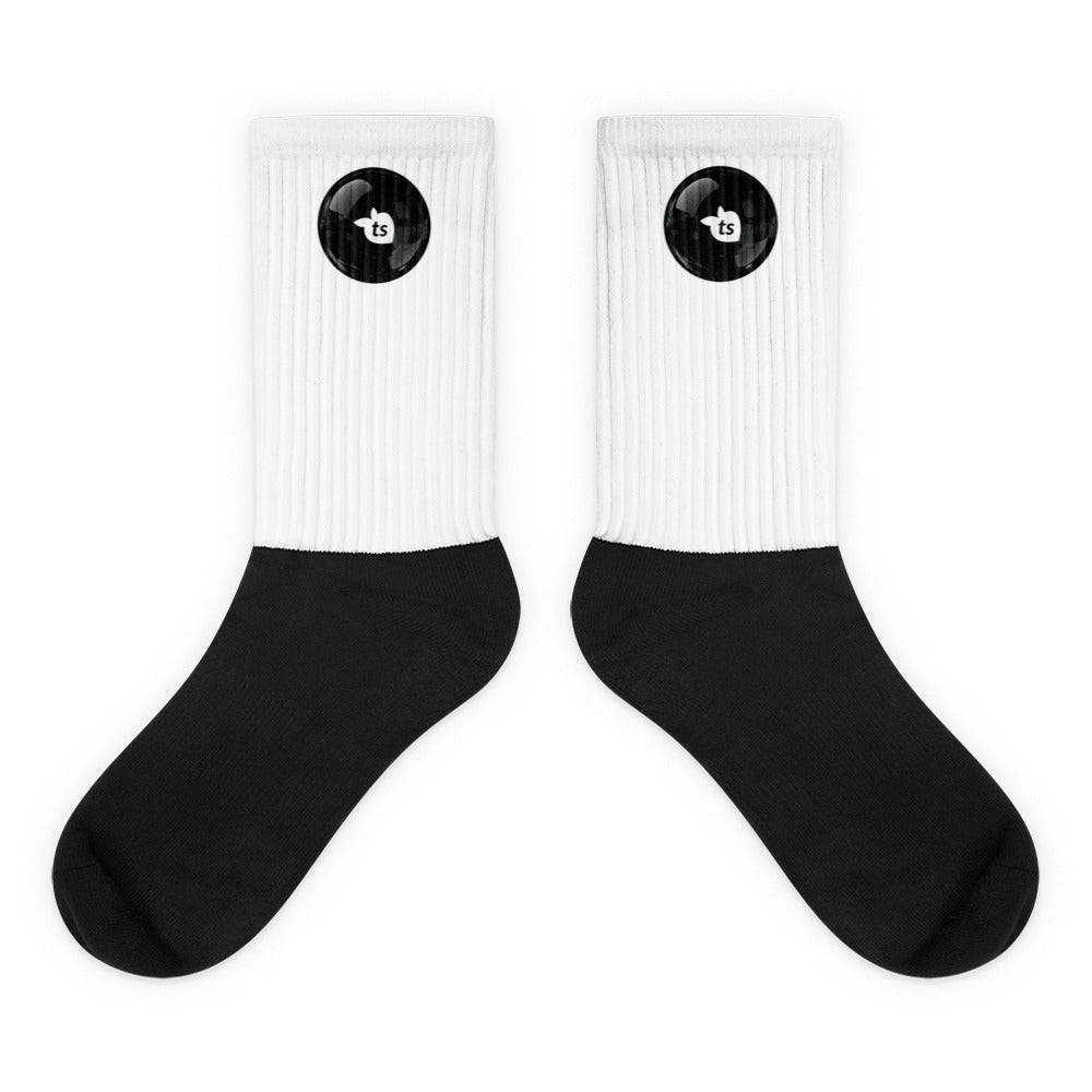 tsgabrielle® • For Her 👗 • Socks • Black Peach • Black