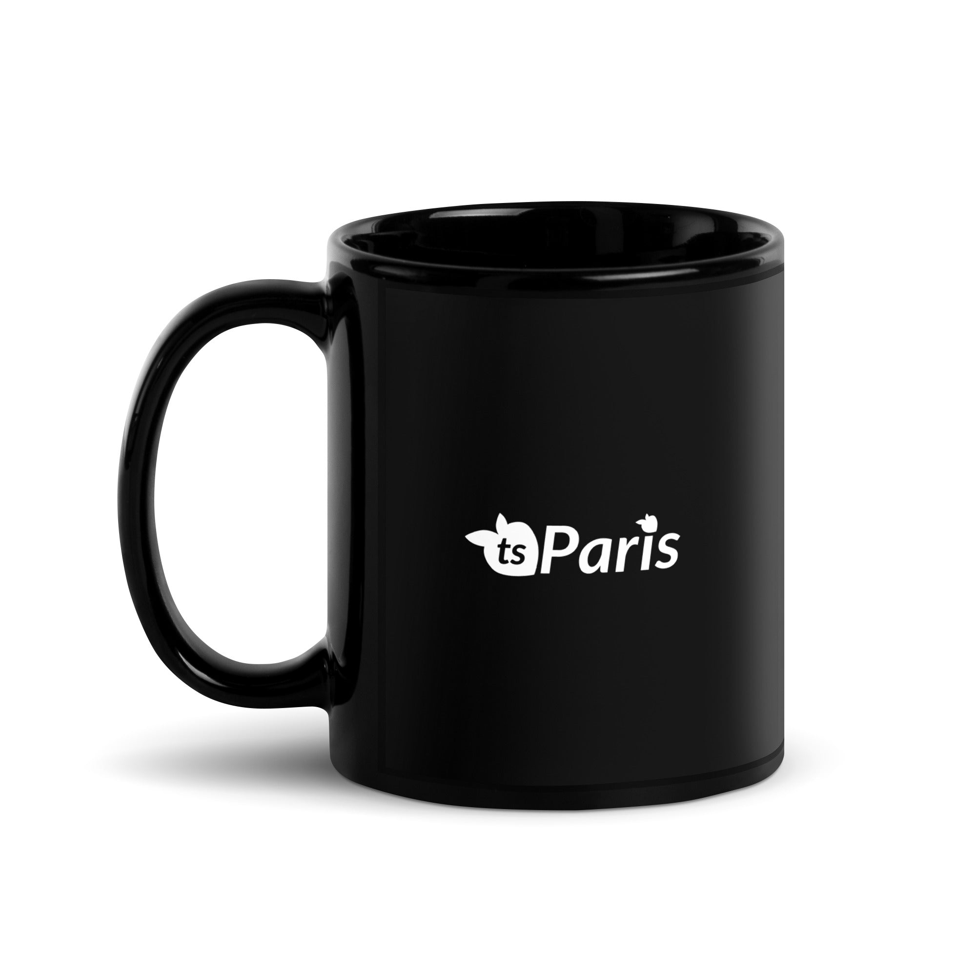 tsgabrielle • Paris • Glansig mugg • Svart • Keramik • 2 storlekar