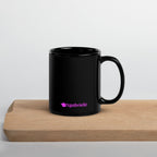 tsgabrielle • Flamant Rose • Glansig mugg • Svart • Keramik • 2 storlekar
