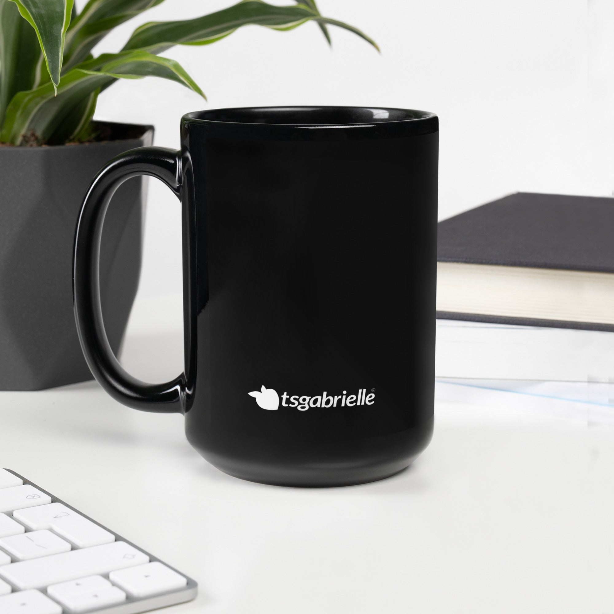 tsgabrielle® • Glossy Mug • Black • Ceramic • 2 Sizes •