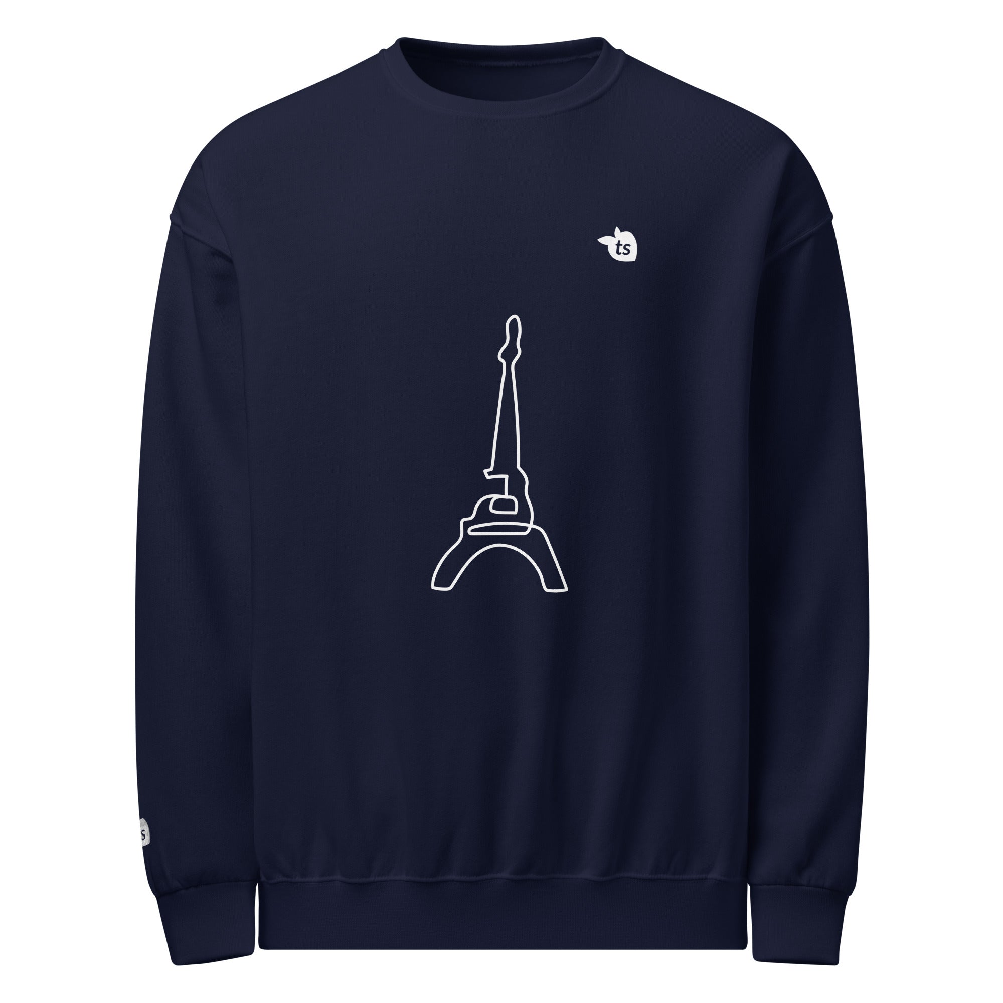 tsgabrielle® • For Her 👗 • Paris - La Tour Eiffel • Crew Neck Sweatshirt • J. Navy Crew