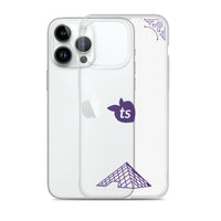 tsgabrielle® • Paris - The Louvre Pyramid • Clear Case Compatible with iPhone® • Latest Models •