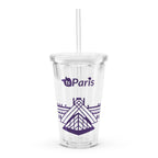 tsgabrielle® • Paris - Louvrens pyramid • Plastmugg • Genomskinlig • 590 ml