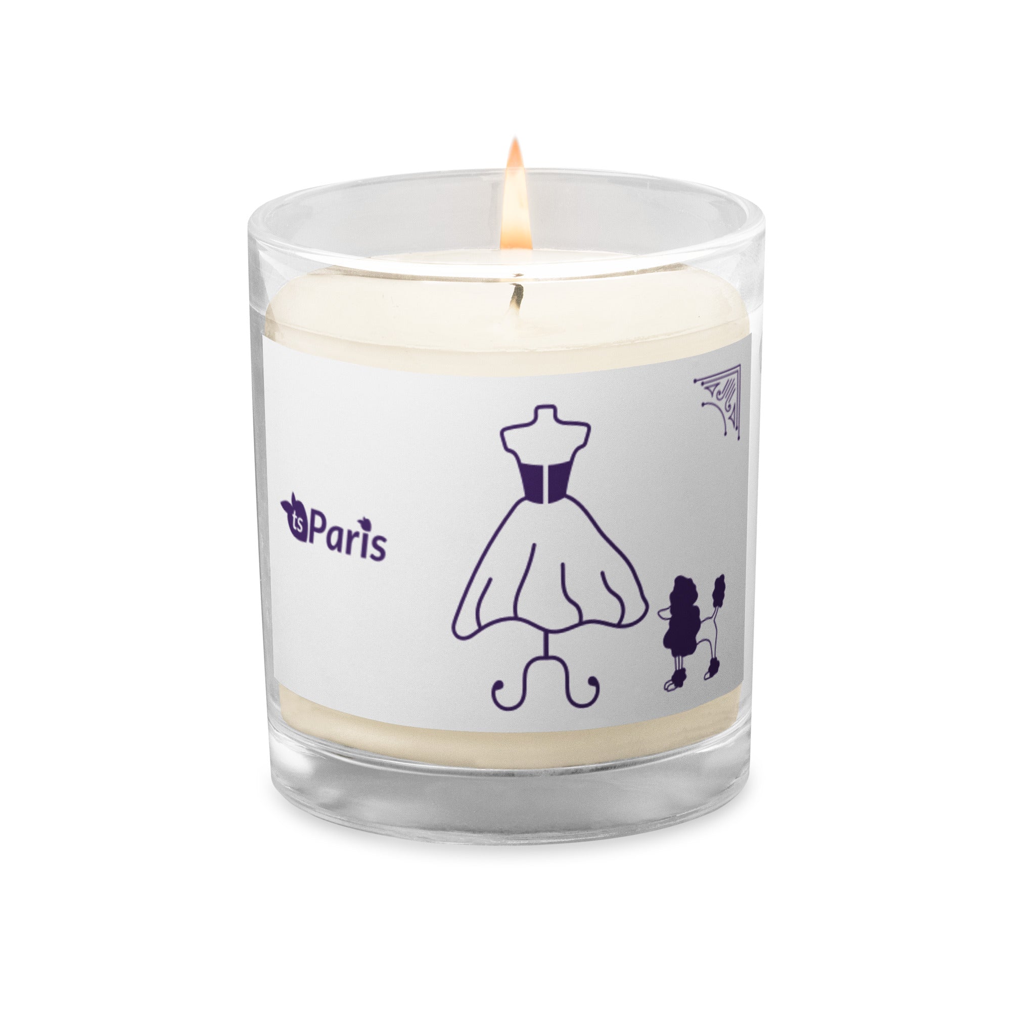 tsgabrielle® • Paris - Fashion Week • Glass Jar Soy Wax Candle •