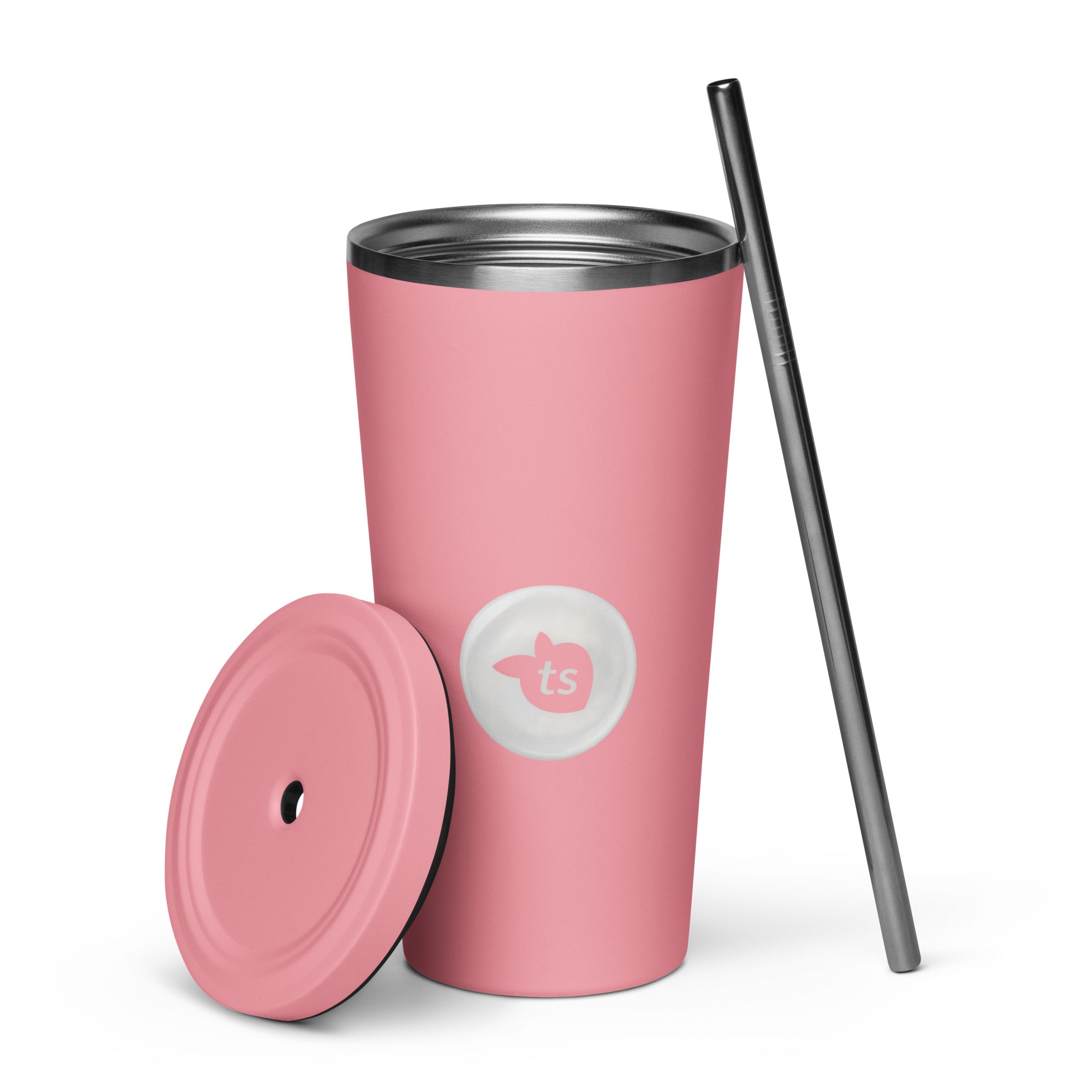 tsgabrielle® • Tumbler • Stainless Steel • Pink • 20 oz •