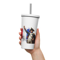 tsgabrielle® • Paris - Napoleon Bonaparte • Tumbler • Stainless Steel • White • 20 oz •