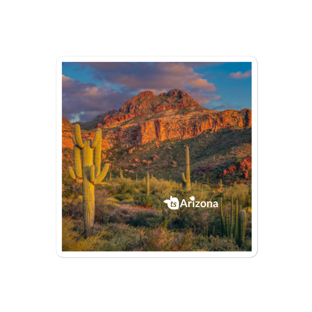 tsgabrielle® • Arizona - Tucson bergskedja • Bubbelfri klistermärke • 3 storlekar