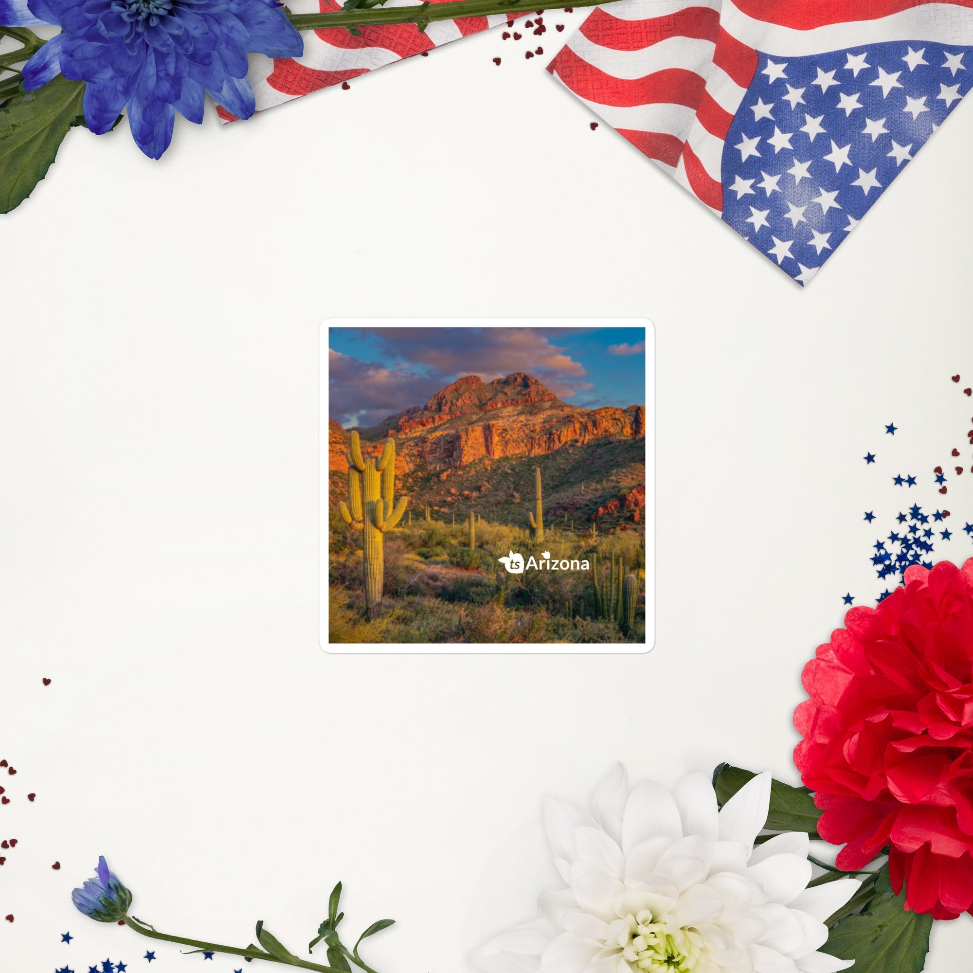 tsgabrielle® • Arizona 🌵 - Tucson Mountain Range • Sticker Bubble-Frees • 3 Sizes •