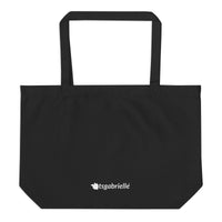 tsgabrielle® • Paris - Da Vinci • Large Tote Bag • Black • Cotton Organic •