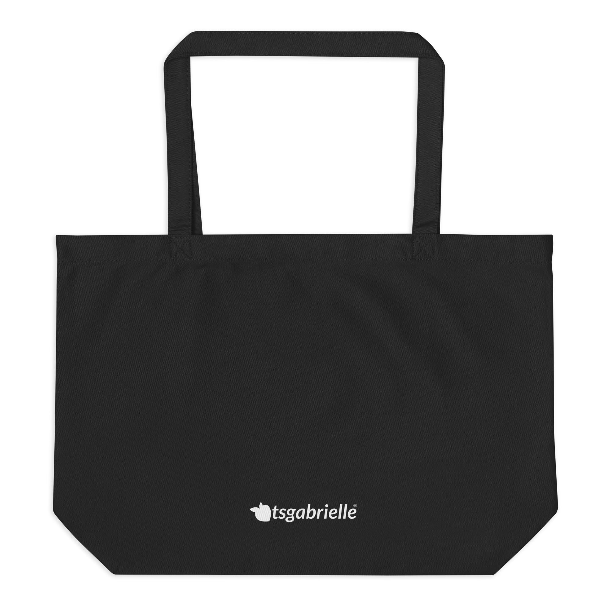 tsgabrielle® • Paris - Da Vinci • Large Tote Bag • Black • Cotton Organic •