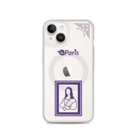 tsgabrielle® • Paris - Da Vinci • Case Compatible with iPhone® • Clear • MagSafe® • Latest Models • iPhone 14 Clear Back cover