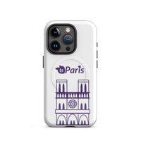tsgabrielle® • Paris - Notre-Dame Cathedral • Tough Case Compatible with iPhone® • White • MagSafe® • Latest Models • iPhone 15 Pro White Back cover