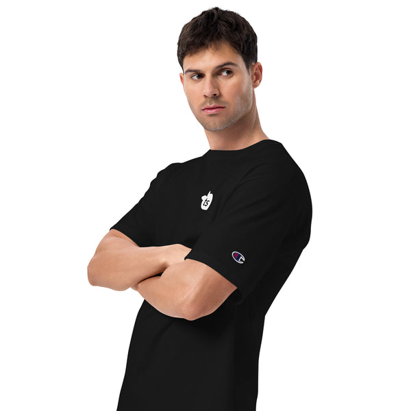 Champion® by tsgabrielle® • For Him 👔 • T-Shirt • 2 Colors • 100% Cotton • Black Cotton