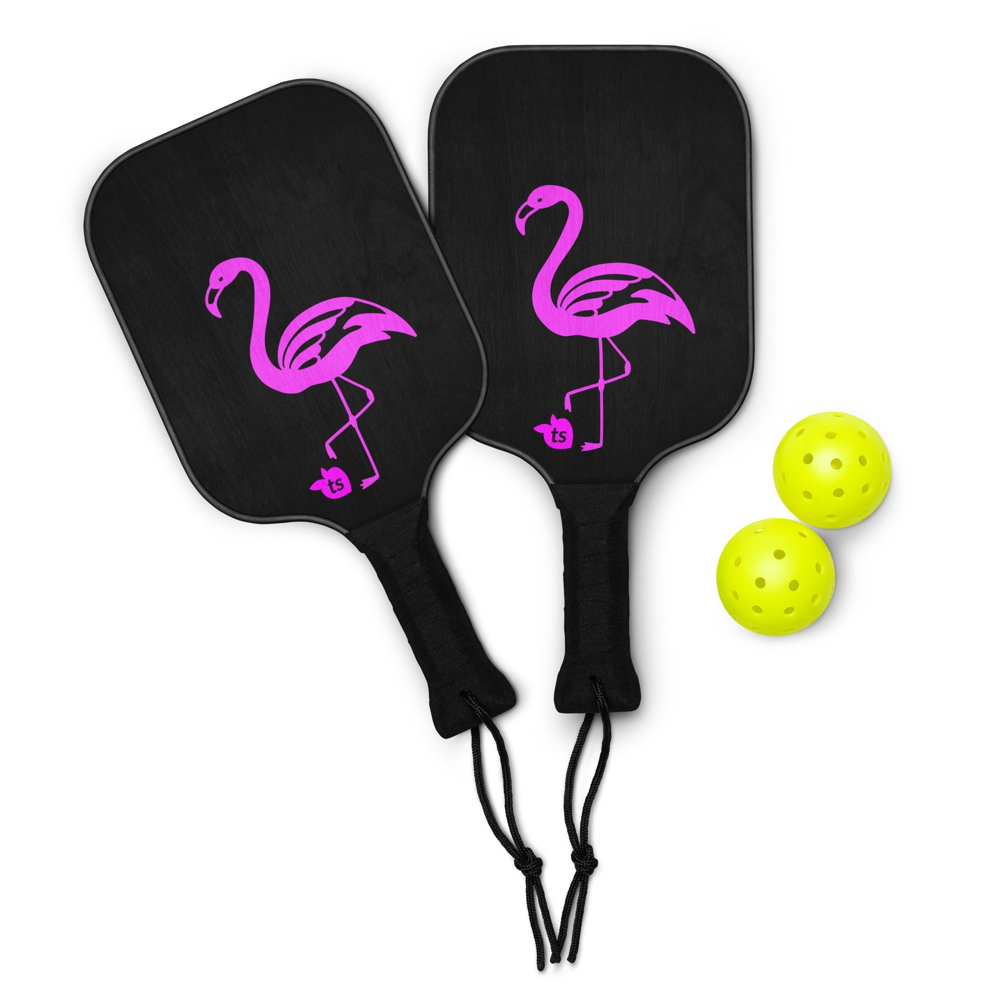 tsgabrielle® • Flamant Rose • Pickleball-paddelset