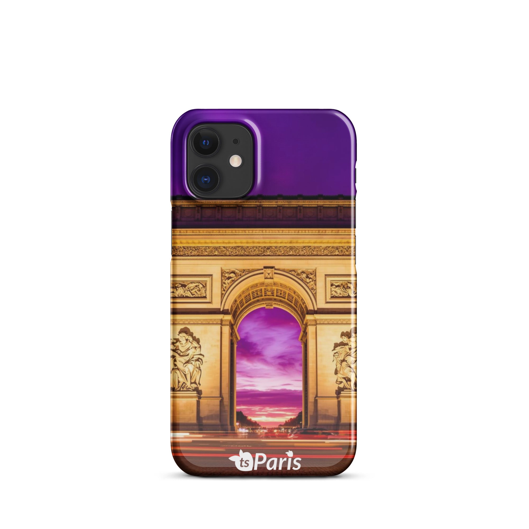 tsgabrielle® • Paris - Arc de Triomphe • Snap Case Compatible with iPhone® • Latest Models • iPhone 12 Mini Back cover Both sides