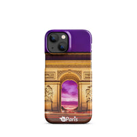tsgabrielle® • Paris - Arc de Triomphe • Snap Case Compatible with iPhone® • Latest Models • iPhone 13 Mini Back cover Both sides