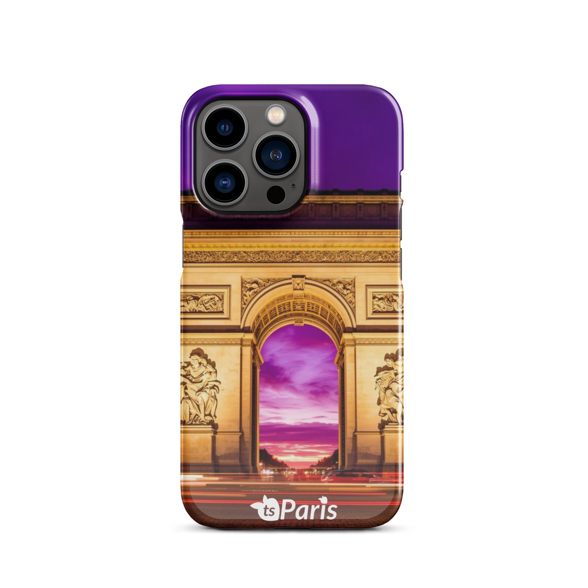 tsgabrielle® • Paris - Arc de Triomphe • Snap Case Compatible with iPhone® • Latest Models • iPhone 13 Pro Back cover Both sides