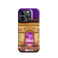 tsgabrielle® • Paris - Arc de Triomphe • Snap Case Compatible with iPhone® • Latest Models • iPhone 15 Pro Back cover Both sides