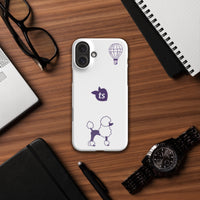 tsgabrielle® • Paris - Le Chien • Snap Case Compatible with iPhone® • White • Latest Models •