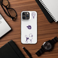 tsgabrielle® • Paris - Le Chien • Snap Case Compatible with iPhone® • White • Latest Models •
