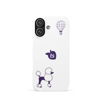 tsgabrielle® • Paris - Le Chien • Snap Case Compatible with iPhone® • White • Latest Models • iPhone 17 White Back cover