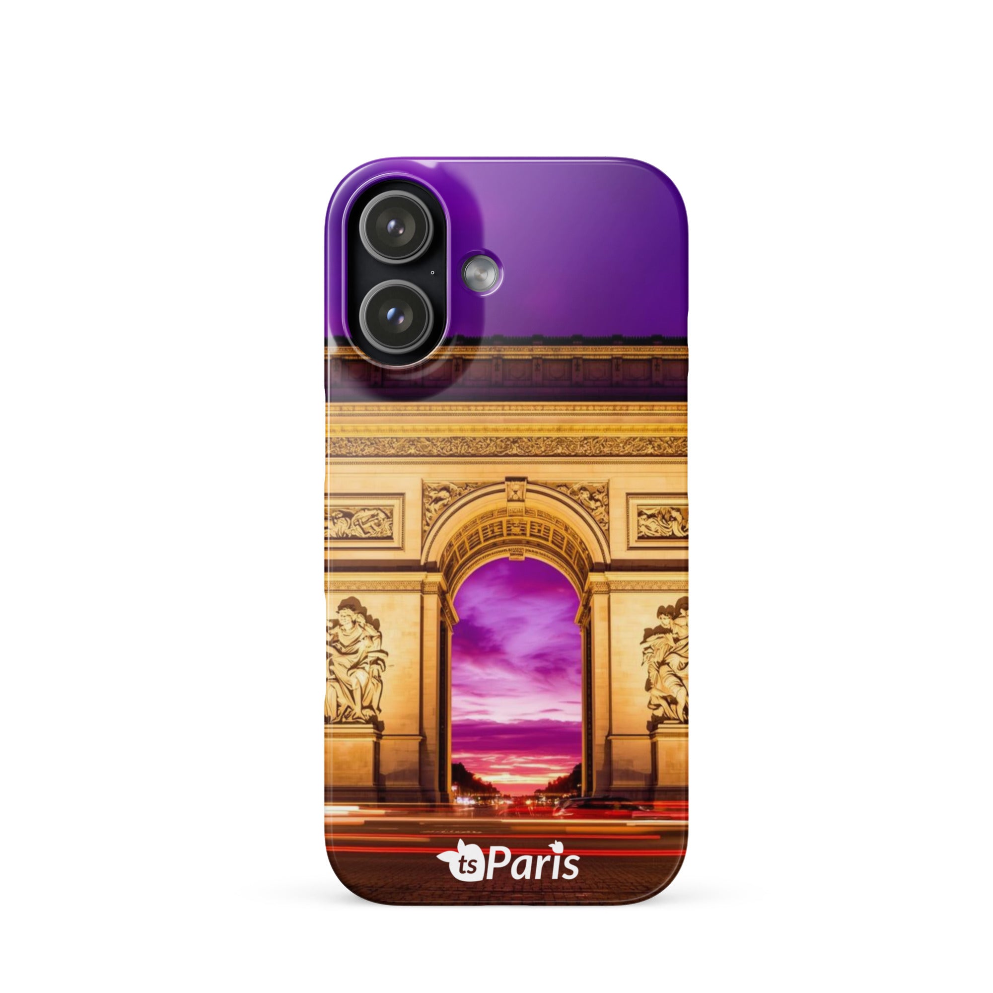 tsgabrielle® • Paris - Arc de Triomphe • Snap Case Compatible with iPhone® • Latest Models • iPhone 17 Back cover Both sides