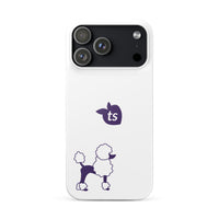 tsgabrielle® • Paris - Le Chien • Snap Case Compatible with iPhone® • White • Latest Models • iPhone 17 Pro Max White Back cover