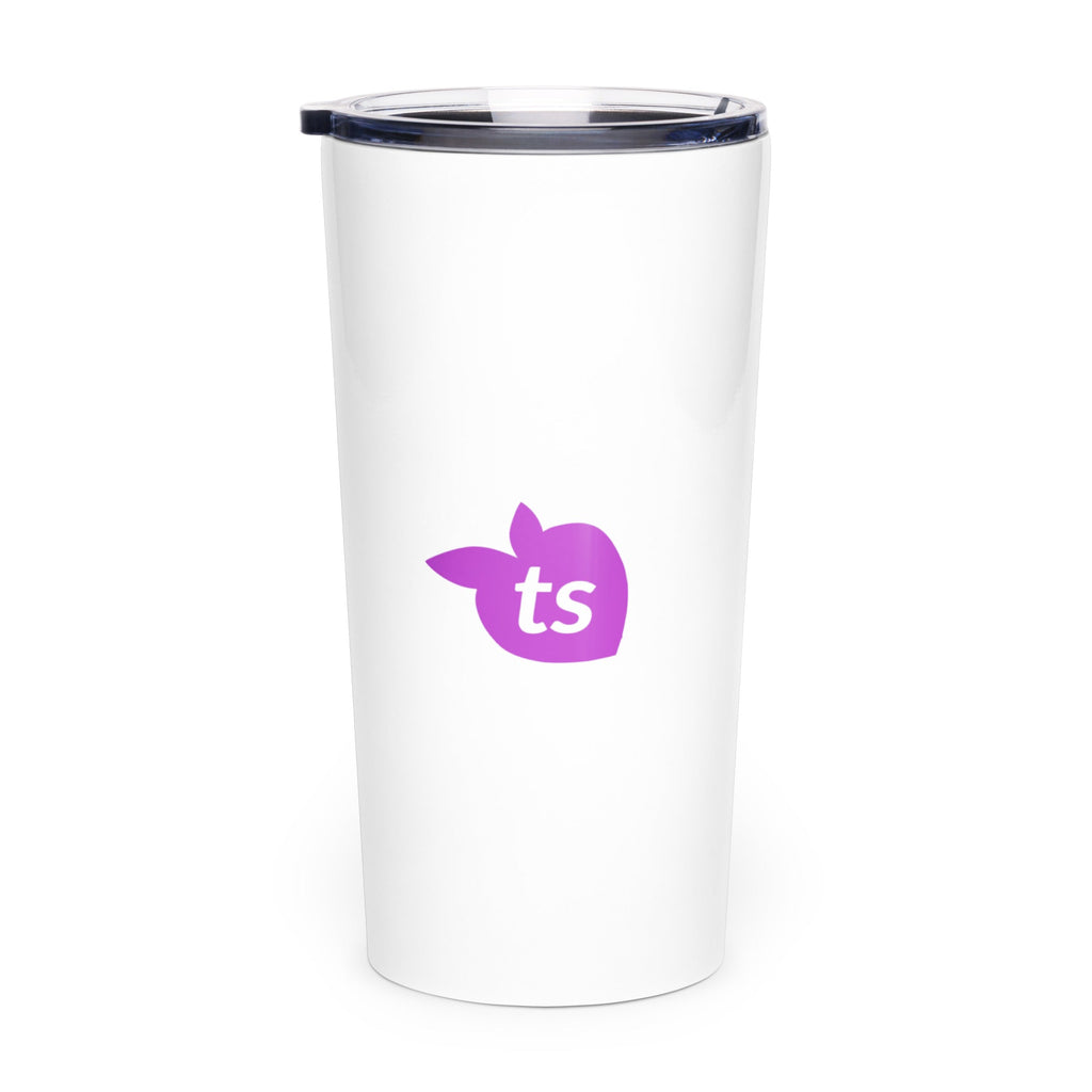 tsgabrielle® • Avsmalnande mugg • Vit • Rostfritt stål • 600 ml